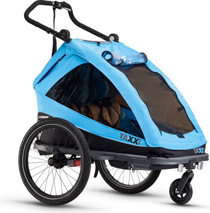 S’COOL TaXXi Elite 2 Cyklovozík modrý - obrázek 5