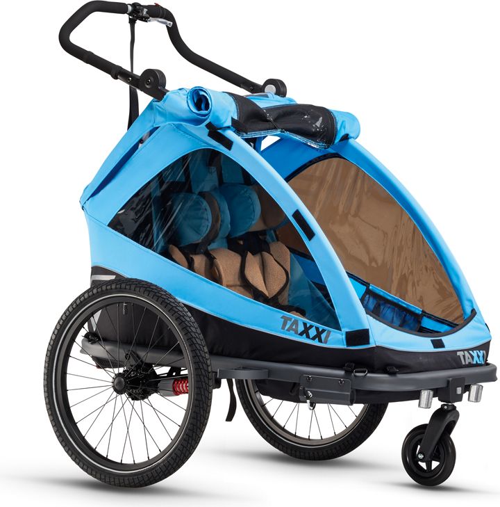 S’COOL TaXXi Elite 2 Cyklovozík modrý - obrázek 7
