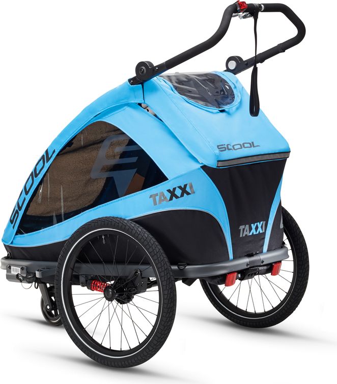 S’COOL TaXXi Elite 2 Cyklovozík modrý - obrázek 8