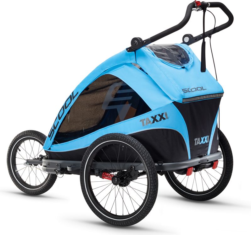 S’COOL TaXXi Elite 2 Cyklovozík modrý - obrázek 9