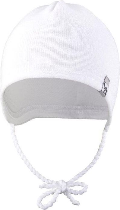 LITTLE ANGEL Čepice pletená zavazovací LA Outlast ® vel.3, 42-44 cm bílá - obrázek 1