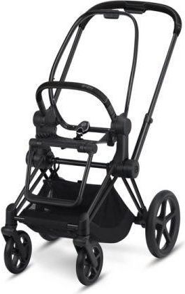 CYBEX Kočárek kompletní Priam Matt Black + seat pack + lux carry cot Flowers Dark Grey - obrázek 14