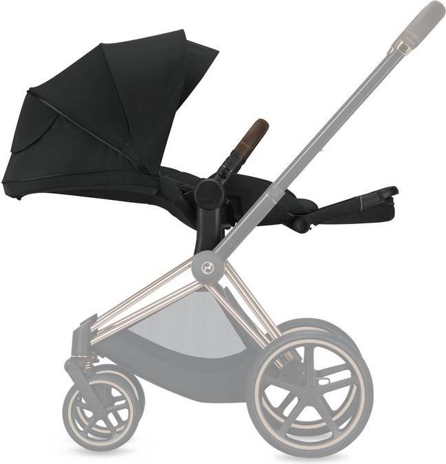 CYBEX Kočárek Priam podvozek Matt Black + seat pack Nautical Blue - obrázek 5