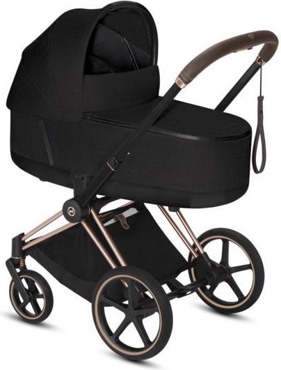 CYBEX Kočárek Priam podvozek Matt Black + lux carry cot Plus Stardust Black 2021 - obrázek 10