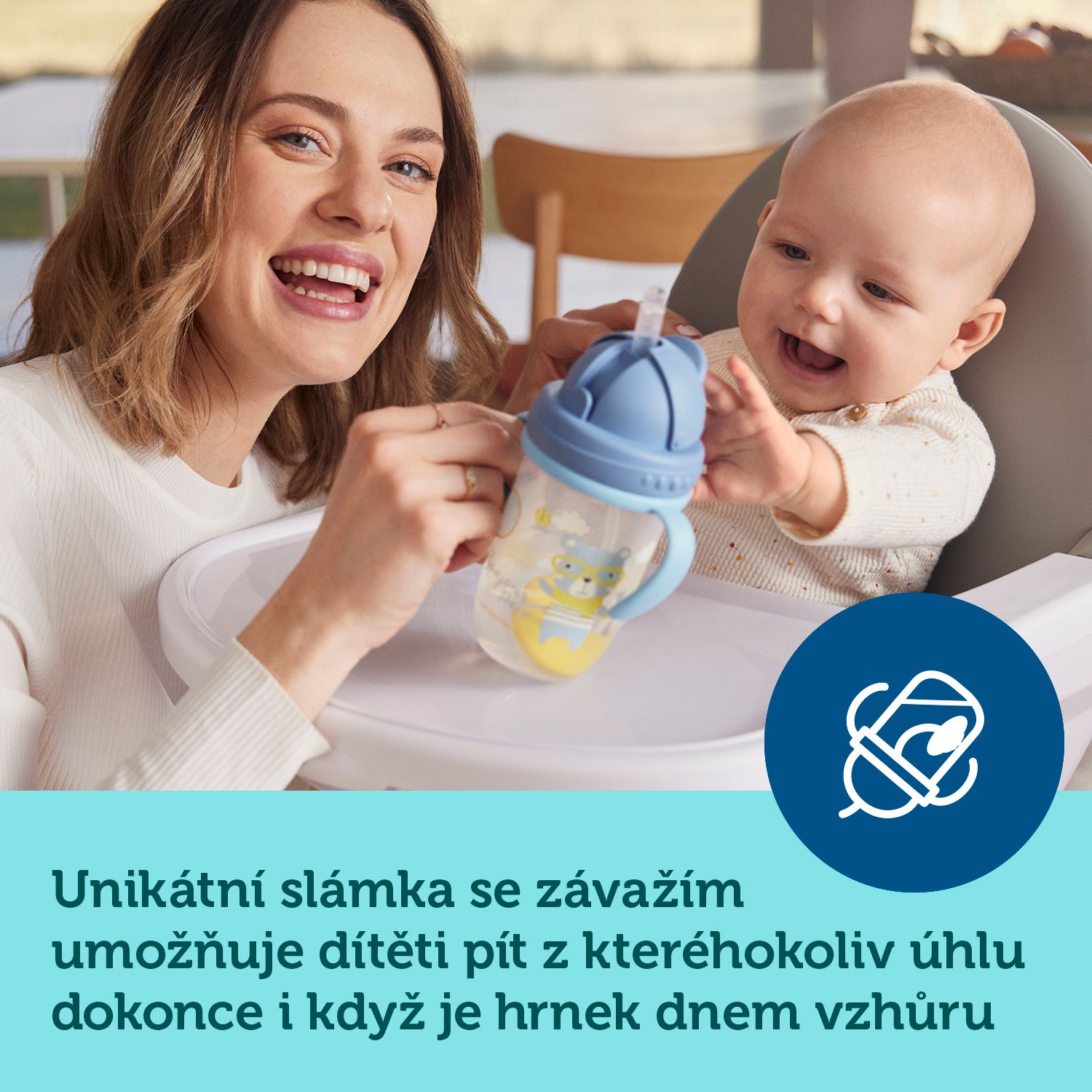 CANPOL BABIES Hrneček nevylévací se slámkou a závažím 270 ml Bonjour Paris růžový, 6m+ - obrázek 9