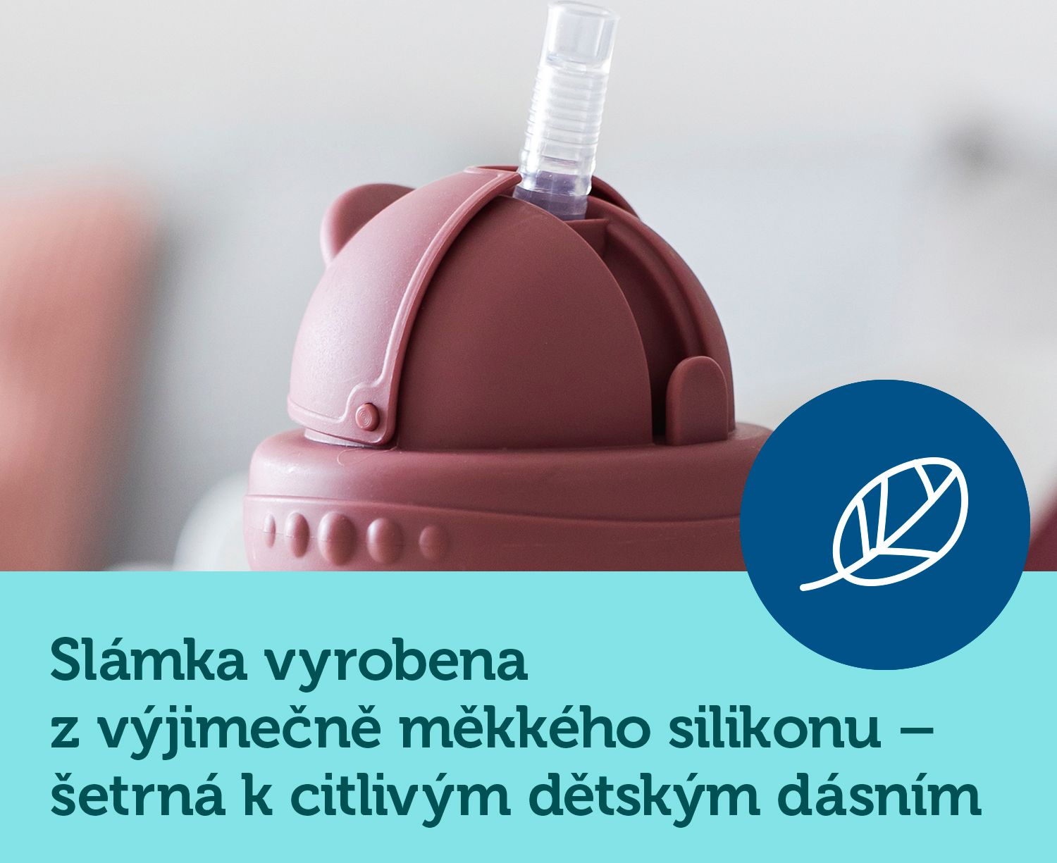 CANPOL BABIES Hrneček nevylévací se slámkou a závažím 270 ml Bonjour Paris růžový, 6m+ - obrázek 12