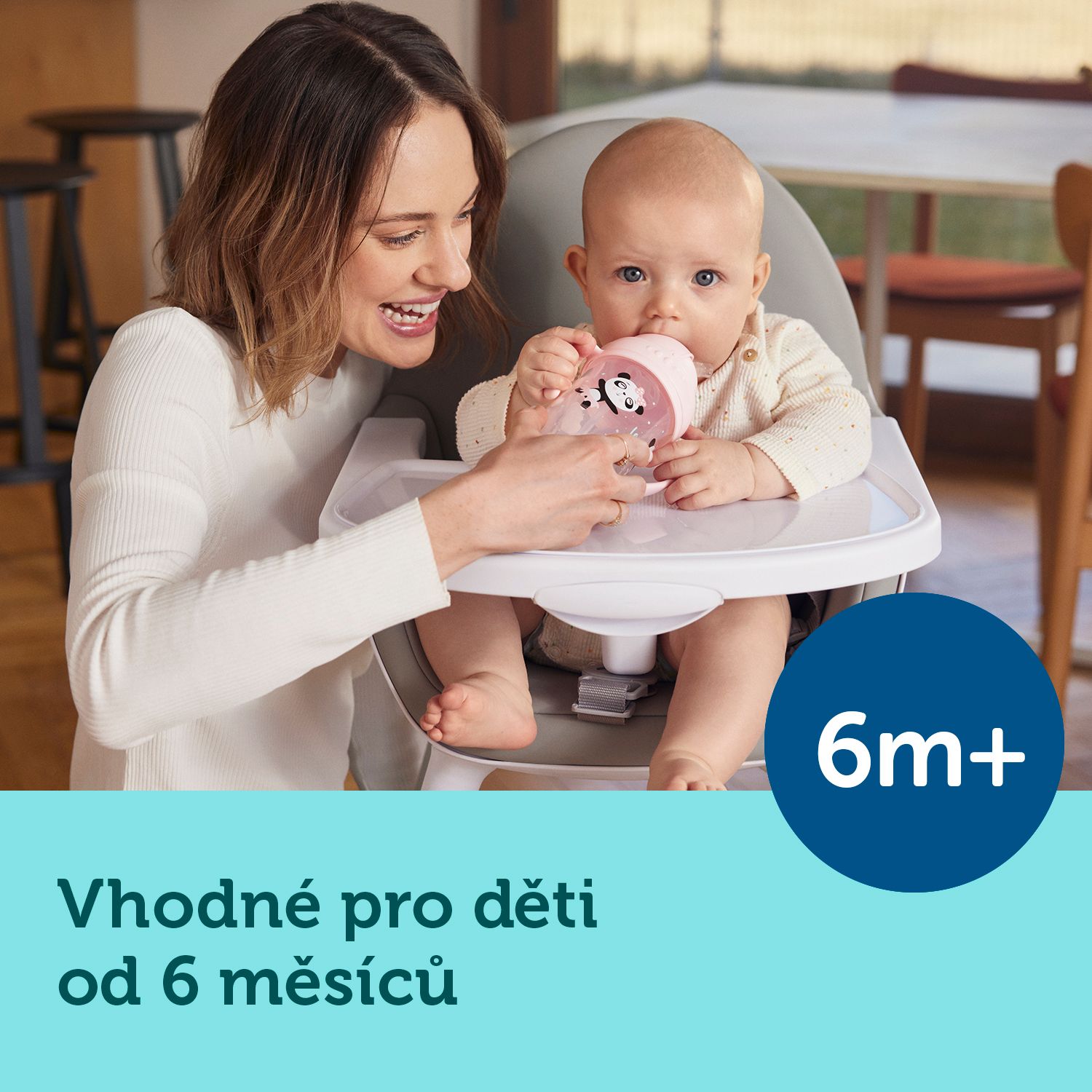 CANPOL BABIES Hrneček nevylévací se slámkou a závažím Exotic animals 270 ml šedý, 6m+ - obrázek 8