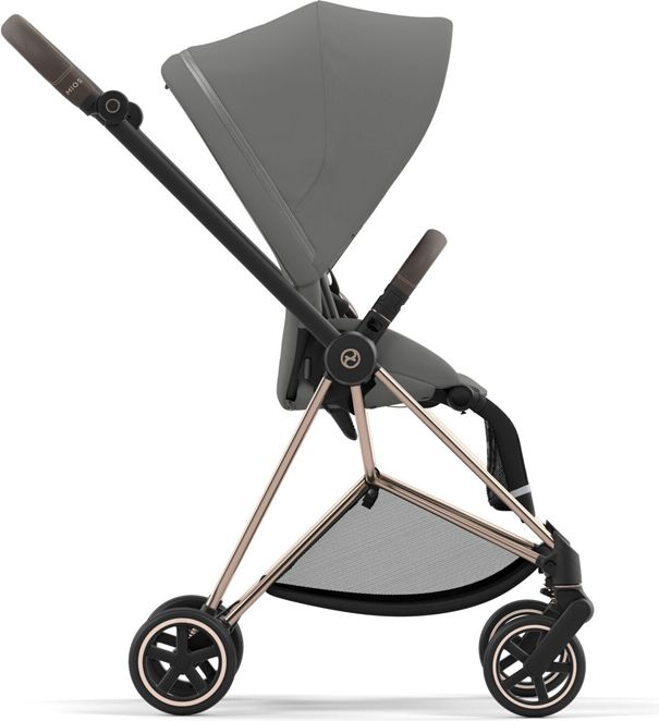 CYBEX Kočárek Mios 3.0 Chrome Black, seat pack, lux carry cot Soho Grey - obrázek 5