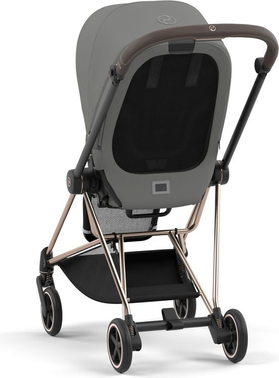 CYBEX Kočárek Mios 3.0 Chrome Black, seat pack, lux carry cot Soho Grey - obrázek 8