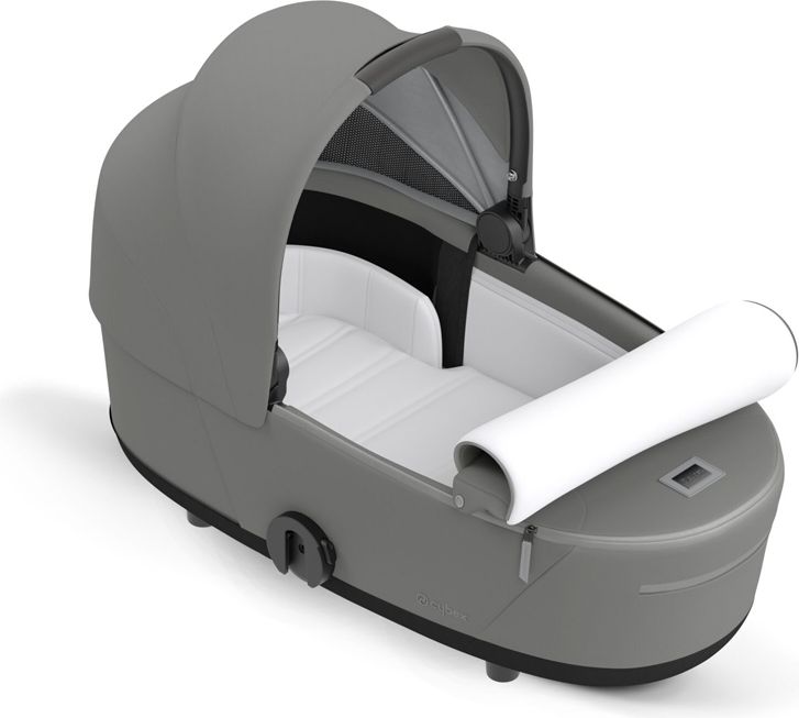 CYBEX Kočárek Mios 3.0 Chrome Black, seat pack, lux carry cot Soho Grey - obrázek 11