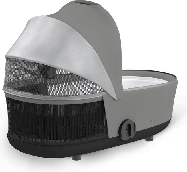 CYBEX Kočárek Mios 3.0 Chrome Black, seat pack, lux carry cot Soho Grey - obrázek 15