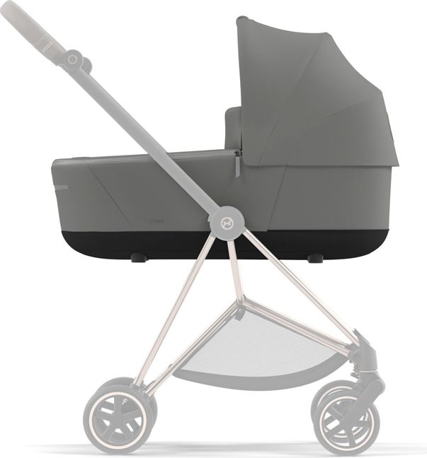 CYBEX Kočárek Mios 3.0 Chrome Black, seat pack, lux carry cot Soho Grey - obrázek 17