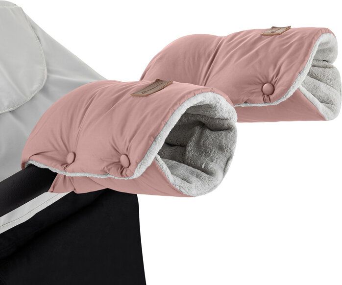 PETITE&MARS Rukávník / rukavice Jasie na kočárek Dusty Pink - obrázek 1