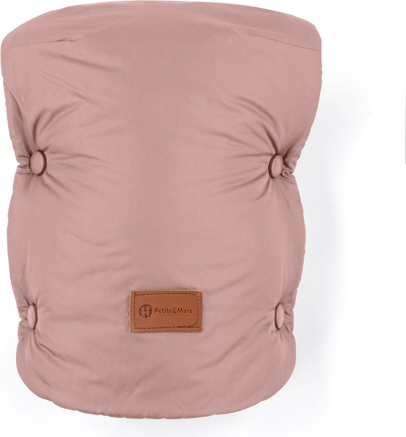 PETITE&MARS Rukávník / rukavice Jasie na kočárek Dusty Pink - obrázek 2