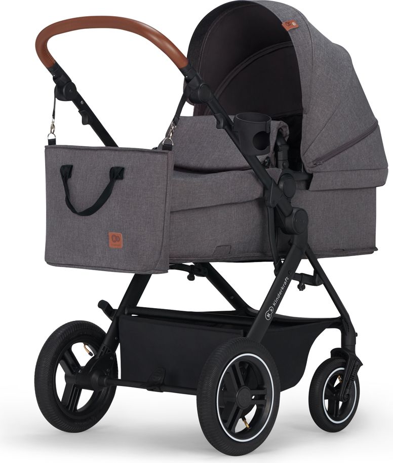 KINDERKRAFT Kočárek kombinovaný B-tour Lite 3v1 Dark Grey - obrázek 2