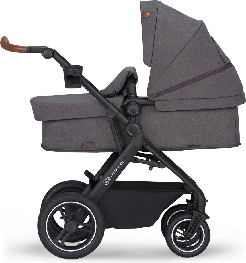 KINDERKRAFT Kočárek kombinovaný B-tour Lite 3v1 Dark Grey - obrázek 3