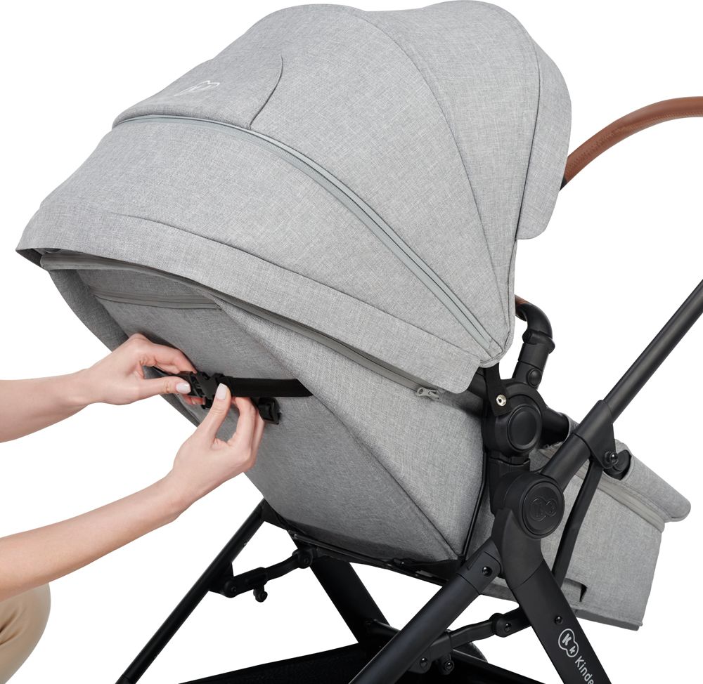 KINDERKRAFT Kočárek kombinovaný B-tour Lite 3v1 Dark Grey - obrázek 28