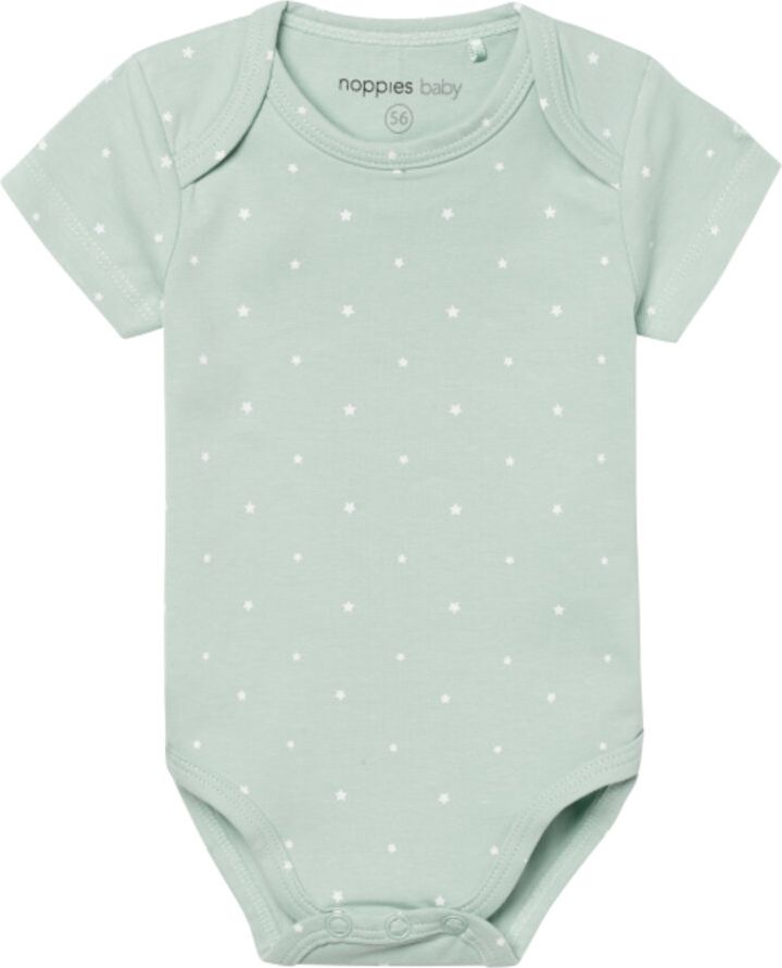 NOPPIES Body dětské Sevilla Grey Mint vel. 68 - obrázek 1