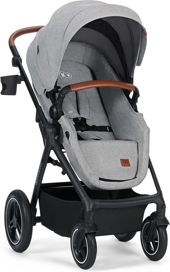 KINDERKRAFT Kočárek kombinovaný B-tour Lite 3v1 Light Grey - obrázek 6
