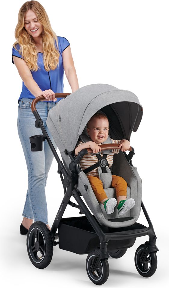 KINDERKRAFT Kočárek kombinovaný B-tour Lite 3v1 Light Grey - obrázek 10