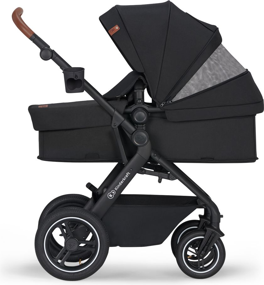 KINDERKRAFT Kočárek kombinovaný B-tour Lite 3v1 Black - obrázek 4