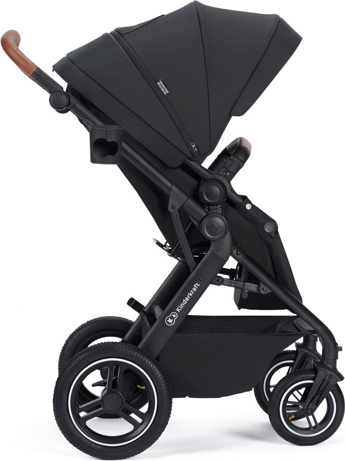 KINDERKRAFT Kočárek kombinovaný B-tour Lite 3v1 Black - obrázek 6