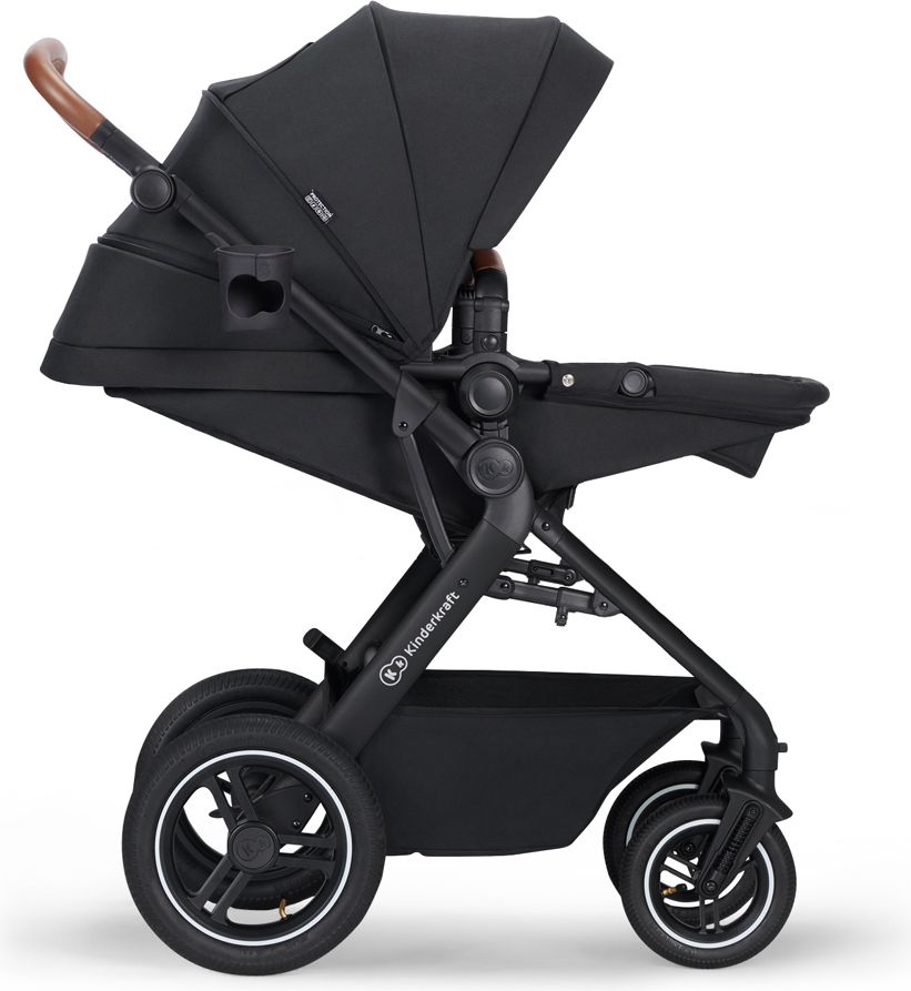 KINDERKRAFT Kočárek kombinovaný B-tour Lite 3v1 Black - obrázek 7