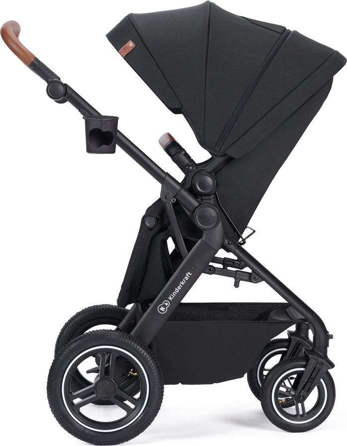 KINDERKRAFT Kočárek kombinovaný B-tour Lite 3v1 Black - obrázek 8