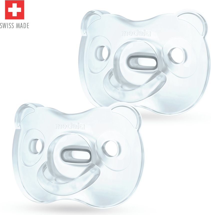 MEDELA Baby dudlík měkký celosilikonový Boy 6-18m 2 ks - obrázek 2