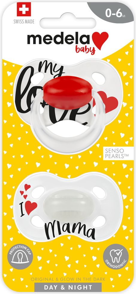 MEDELA Baby dudlík Day&Night 0-6m 2 ks - obrázek 3