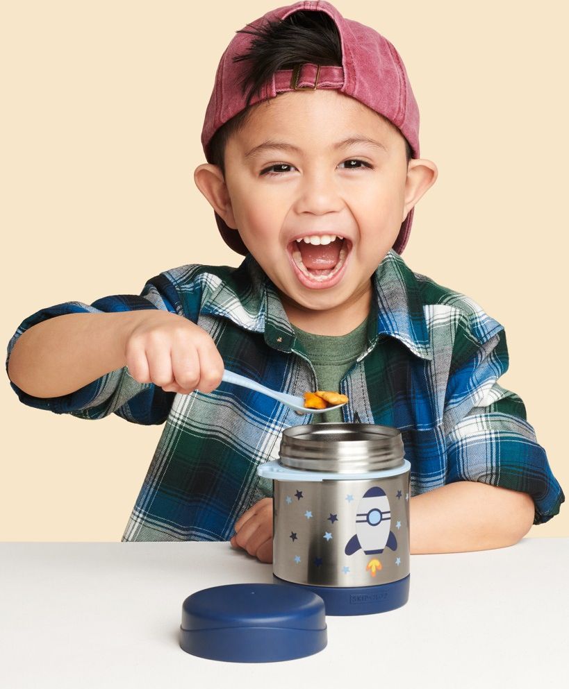 SKIP HOP Spark Style Termoska na jídlo se lžičkou/vidličkou Raketa 325 ml, 3+ - obrázek 7