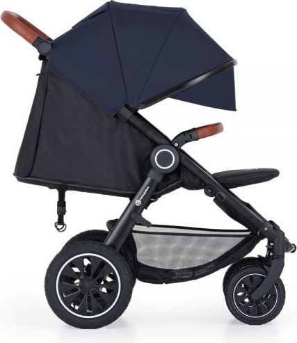 PETITE&MARS Kočárek Street+ Air Black Anthracite Blue Complete + stříška letní Street+ Summer Silver - obrázek 4