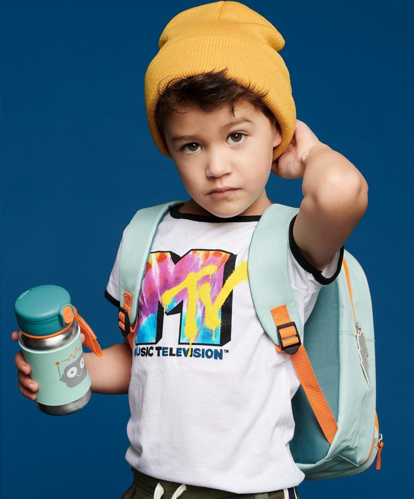 SKIP HOP Spark Style Láhev s brčkem na vodu nerez Robot 12 m+ - obrázek 5