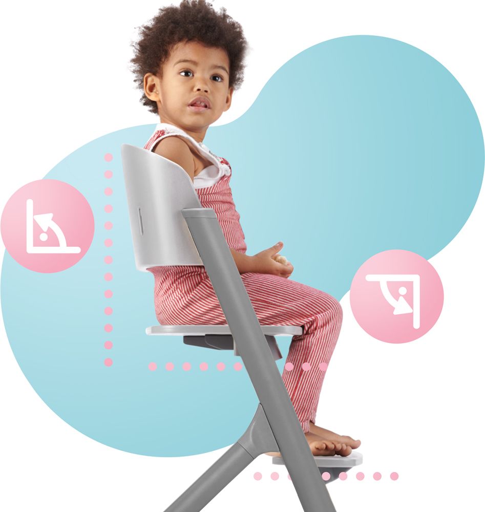 KINDERKRAFT Židlička jídelní Igee Grey - obrázek 10