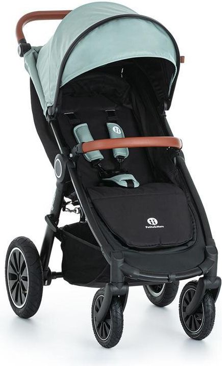 PETITE&MARS Kočárek Street+ Air Oak Iron Green Complete + stříška letní na Street+ Summer Silver - obrázek 2