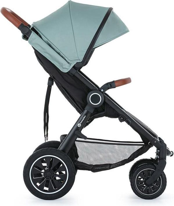 PETITE&MARS Kočárek Street+ Air Oak Iron Green Complete + stříška letní na Street+ Summer Silver - obrázek 3