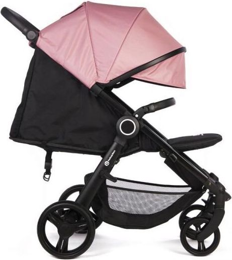 PETITE&MARS Kočárek Street+ Air Black Rose Pink Complete + stříška letní na Street+ Summer Silver - obrázek 4