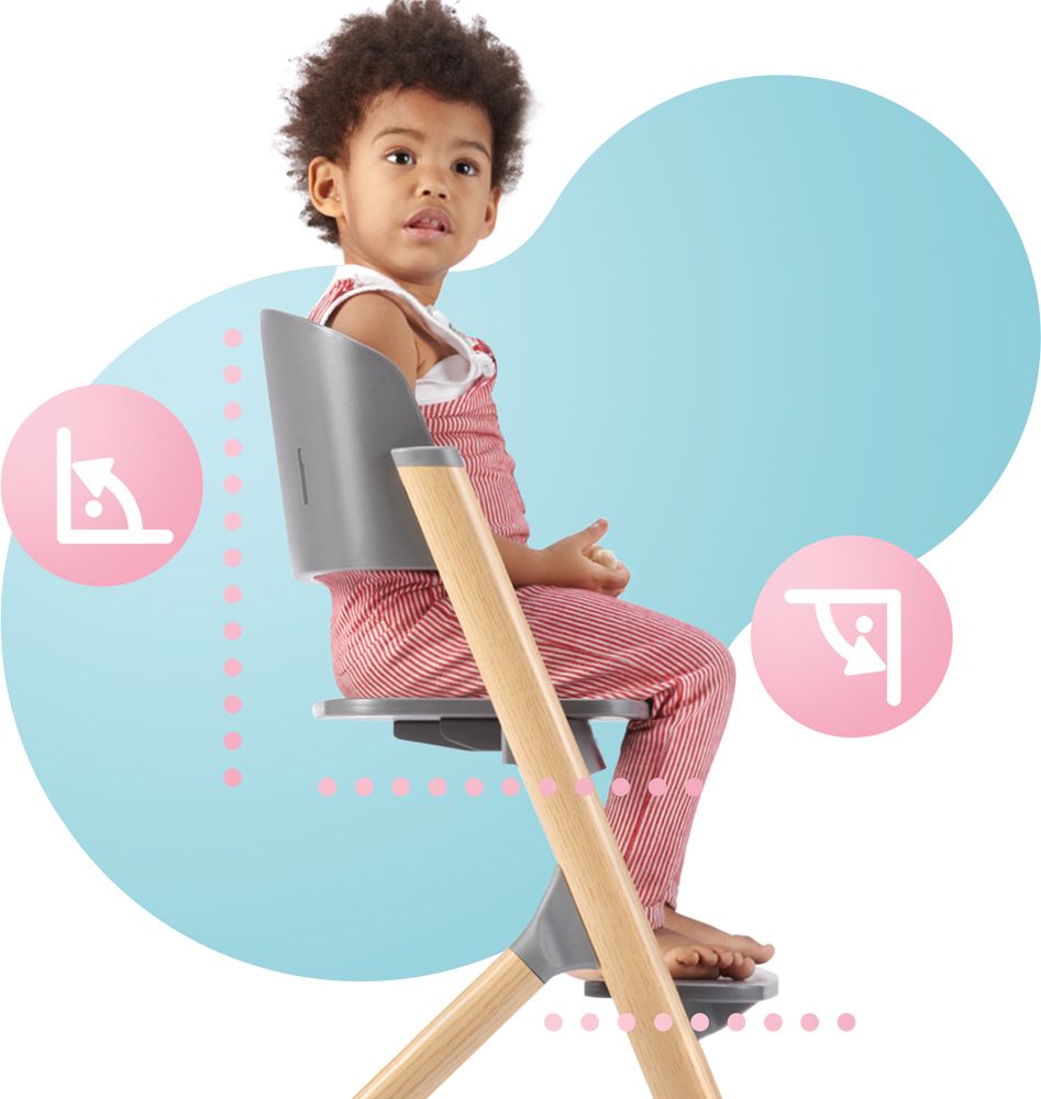 KINDERKRAFT Židlička jídelní Igee Wood - obrázek 10