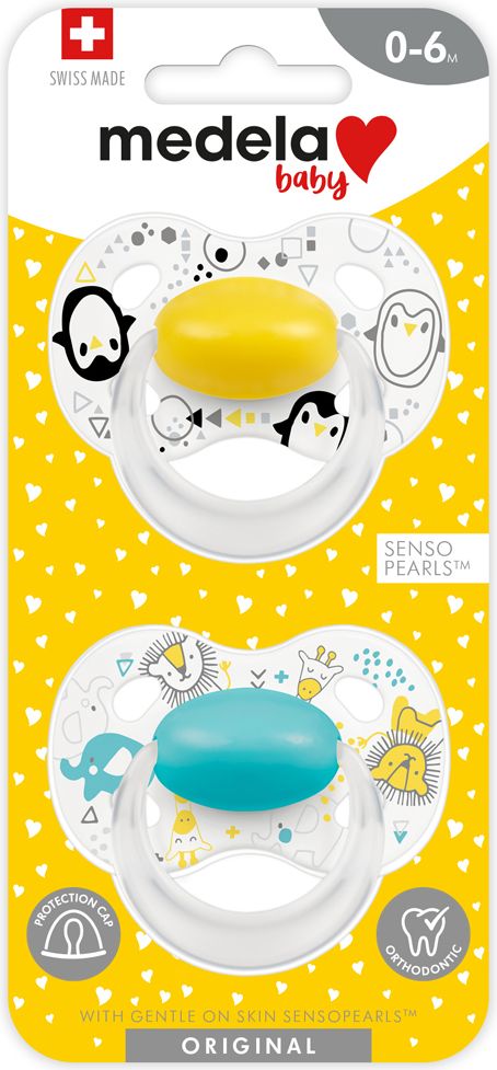 MEDELA Baby Unisex dudlík 0-6m 2 ks - obrázek 3