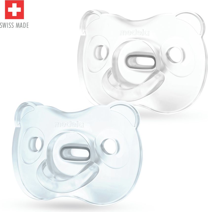 MEDELA Baby dudlík měkký celosilikonový Boy 0-6m 2 ks - obrázek 2
