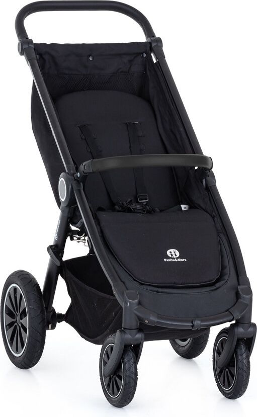 PETITE&MARS Kočárek Street+ Air Black Ultimate Grey Complete + stříška letní Street+ Summer Silver - obrázek 6