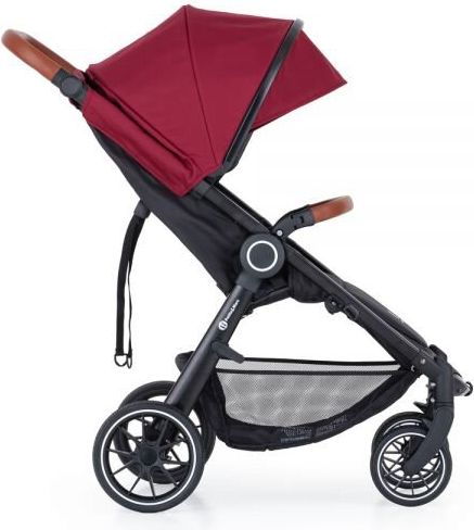 PETITE&MARS Kočárek Street+ Air Black Deep Ruby Complete + stříška letní na Street+ Summer Silver - obrázek 3