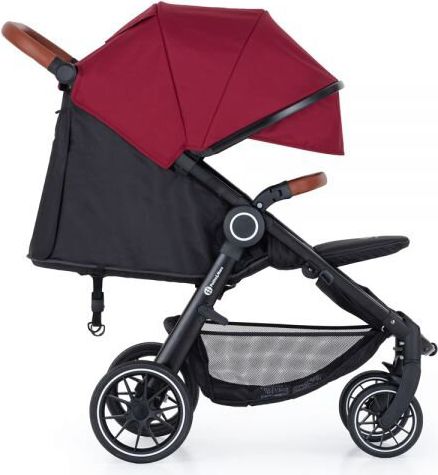 PETITE&MARS Kočárek Street+ Air Black Deep Ruby Complete + stříška letní na Street+ Summer Silver - obrázek 4