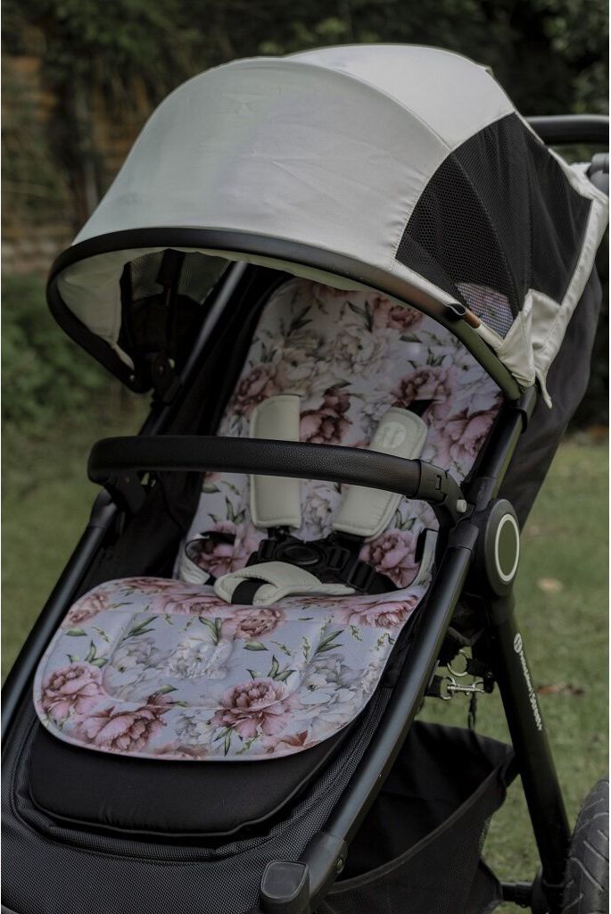 PETITE&MARS Kočárek Street+ Air Black Deep Ruby Complete + stříška letní na Street+ Summer Silver - obrázek 23