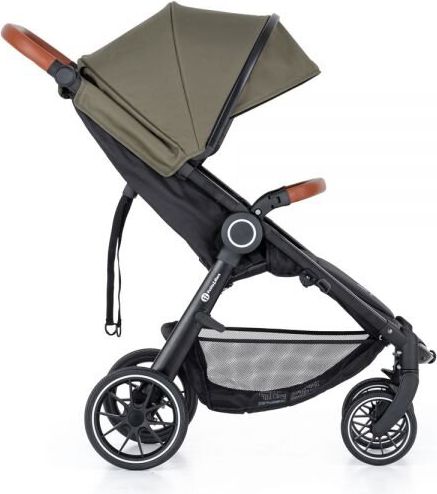 PETITE&MARS Kočárek Street+ Air Black Mature Olive Complete + stříška letní Street+ Summer Silver - obrázek 3