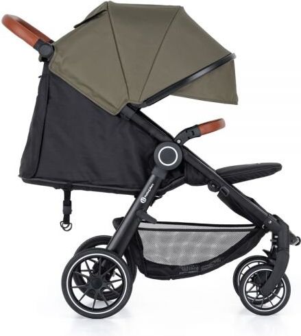 PETITE&MARS Kočárek Street+ Air Black Mature Olive Complete + stříška letní Street+ Summer Silver - obrázek 4