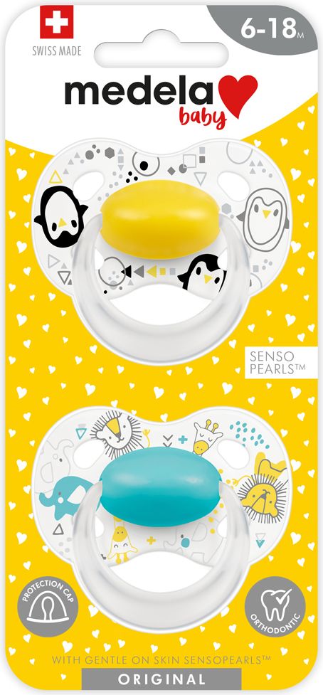 MEDELA Baby Unisex dudlík 6-18m 2 ks - obrázek 3