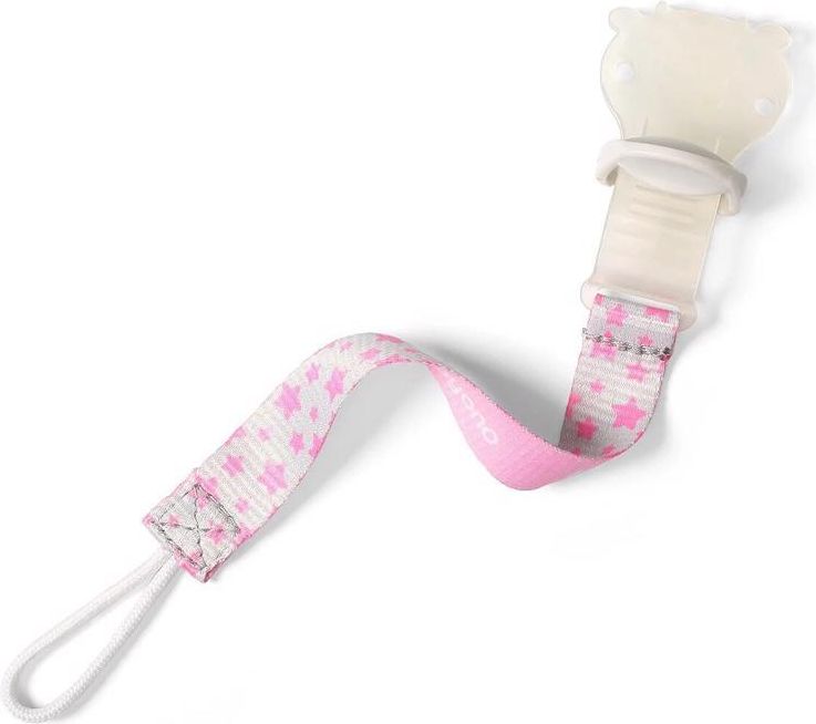 BABYONO Klip na dudlík 0 m+ růžový - obrázek 2