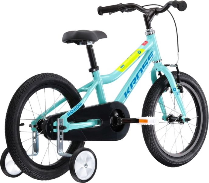 Kross Mini 4.0 16" - model 2022 Aquamarine / Blue / Lime Glossy - obrázek 3