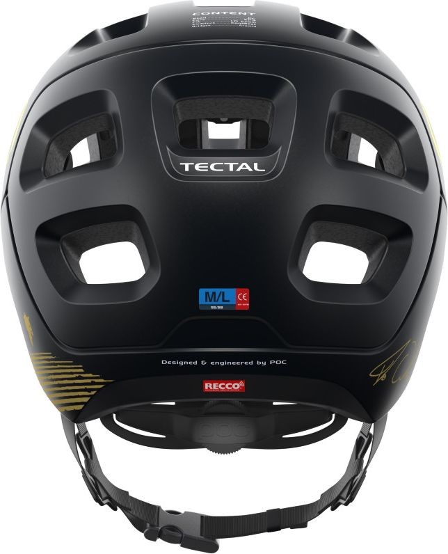 POC Tectal Fabio Ed. 2022 Uranium Black Matt/Gold - L (59-62) - obrázek 2